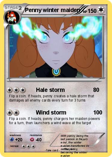 Pokemon Penny winter maiden