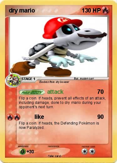 Pokemon dry mario