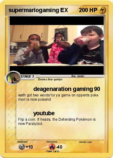 Pokemon supermariogaming EX