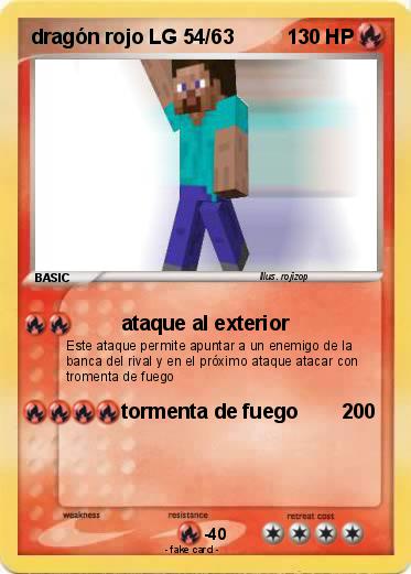 Pokemon dragón rojo LG 54/63