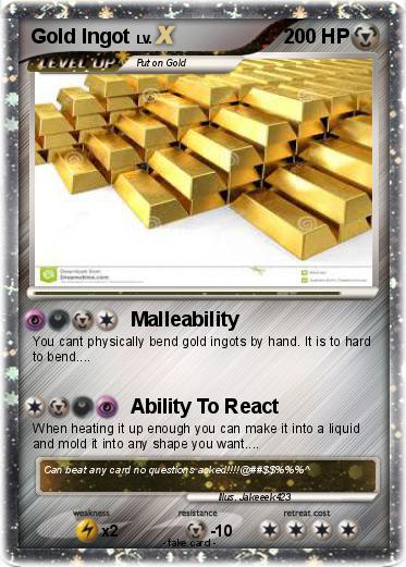 Pokemon Gold Ingot