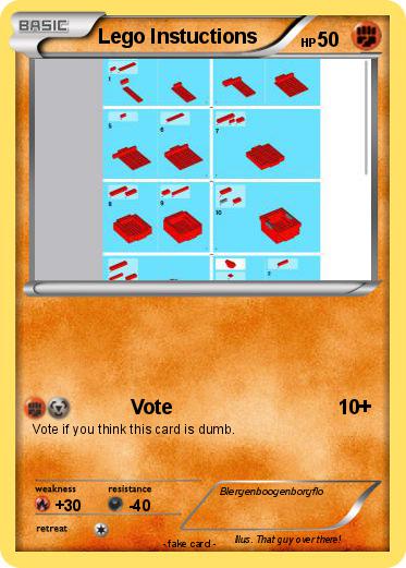 Pokemon Lego Instuctions