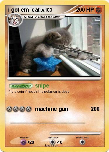 Pokemon i got em  cat