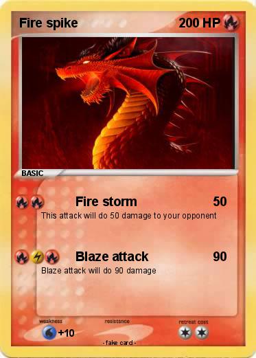 Pokemon Fire spike