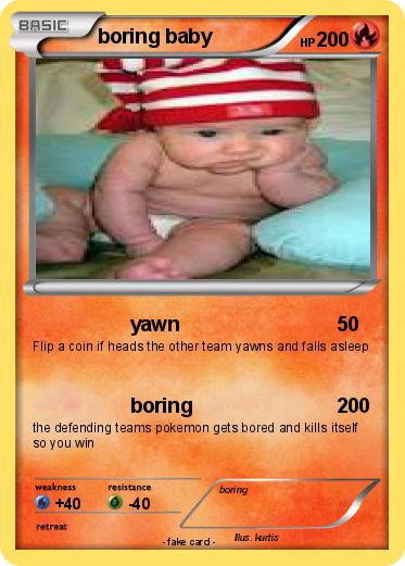 Pokemon boring baby