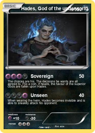 Pokemon Hades, God of the underworld