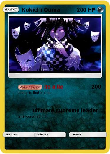 Pokemon Kokichi Ouma
