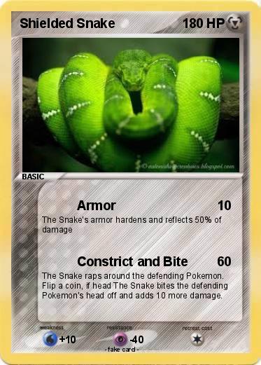 Pokemon Shielded Snake