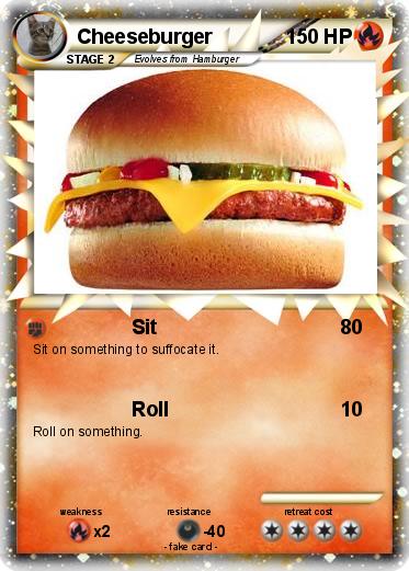 Pokemon Cheeseburger