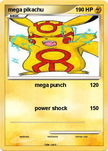 Pokemon mega pikachu