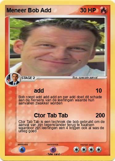 Pokemon Meneer Bob Add