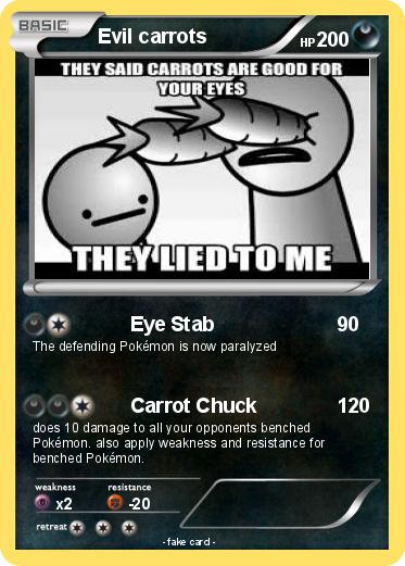 Pokemon Evil carrots