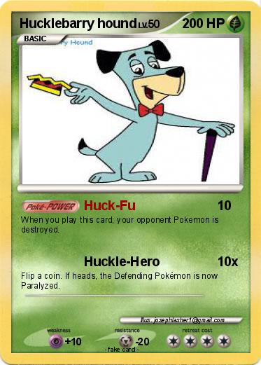 Pokemon Hucklebarry hound
