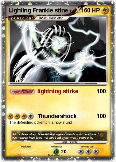 Pokemon Lighting Frankie stine