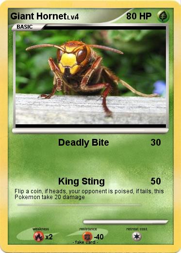 Pokemon Giant Hornet