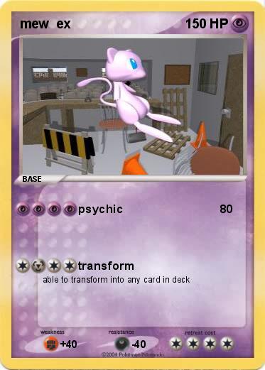 Pokemon mew  ex