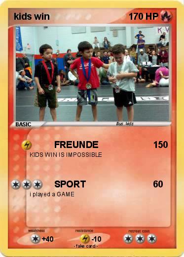 Pokemon kids win