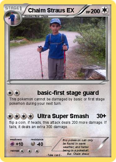 Pokemon Chaim Straus EX