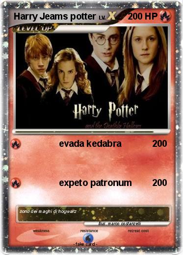 Pokemon Harry Jeams potter