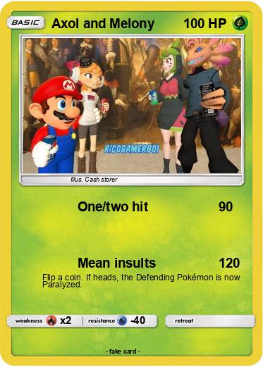 Pokemon Axol and Melony