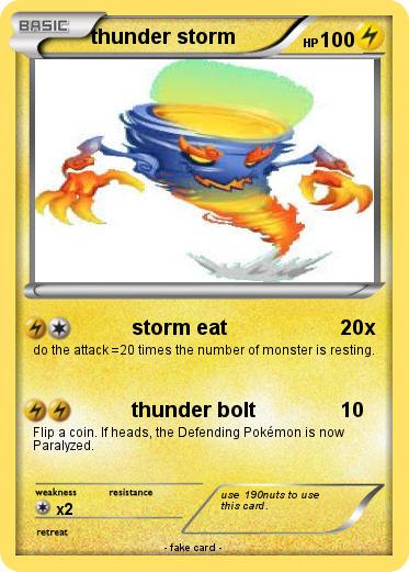 Pokemon thunder storm