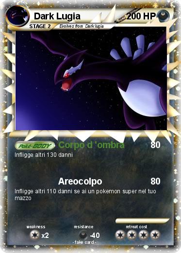 Pokemon Dark Lugia