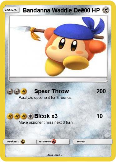 Pokemon Bandanna Waddle Dee