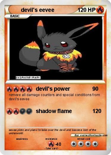 Pokemon devil's eevee Pokemon devil's eevee