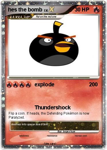 Pokemon hes the bomb