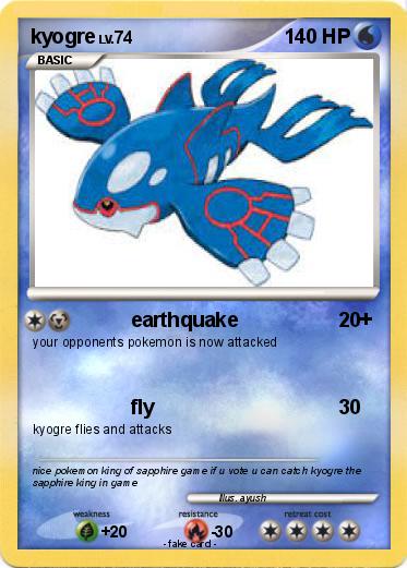 Pokemon kyogre