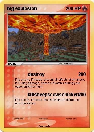 Pokemon big explosion