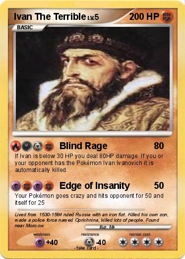 Pokemon Ivan The Terrible