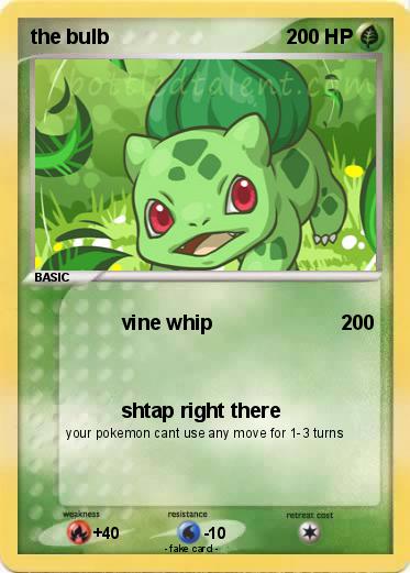 Pokemon the bulb