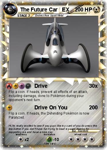 Pokemon The Future Car   EX