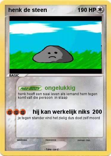 Pokemon henk de steen