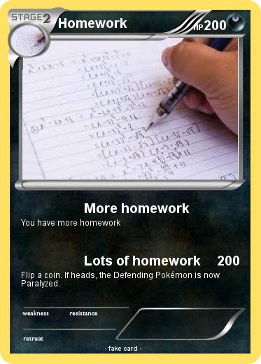 Pokemon Homework