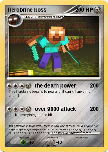 Pokemon herobrine boss