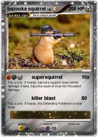 Pokemon bazooka squirrel