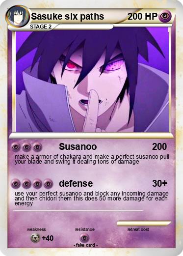 Pokemon Sasuke six paths