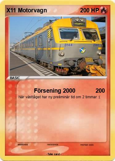 Pokemon X11 Motorvagn