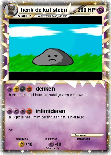 Pokemon henk de kut steen