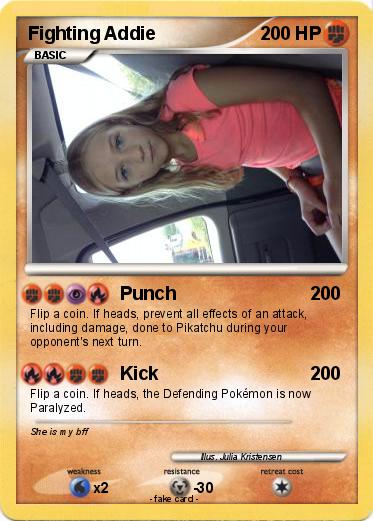 Pokemon Fighting Addie
