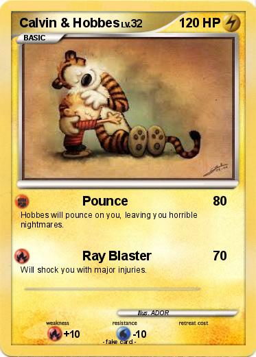Pokemon Calvin & Hobbes