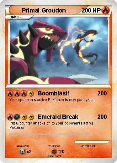 Pokemon Primal Groudon