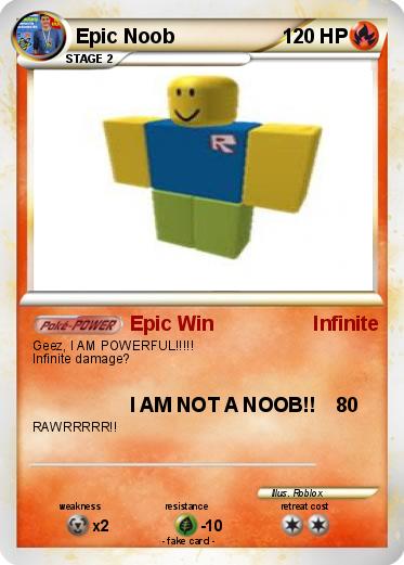 Pokemon Epic Noob - epic win roblox