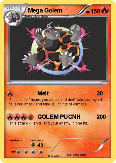 Pokemon Mega Golem