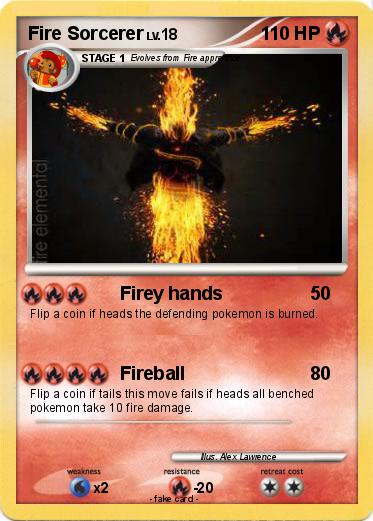 Pokemon Fire Sorcerer