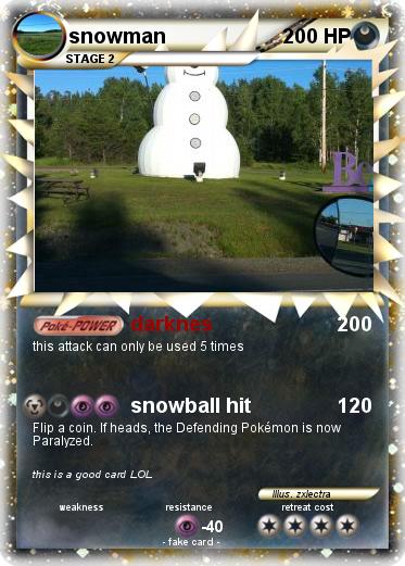 Pokemon snowman