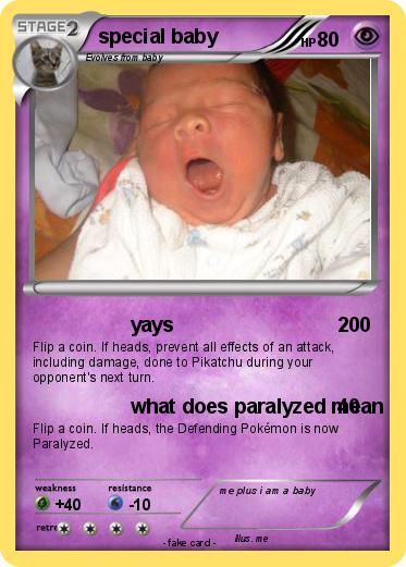 Pokemon special baby