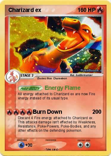 Pokemon Charizard ex